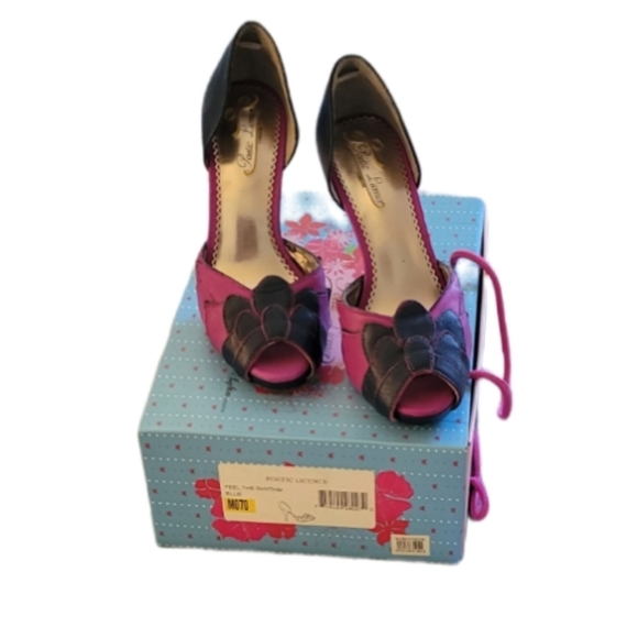 Poetic License Feel the Rhythm Peep Toes Heels - Picture 1 of 7